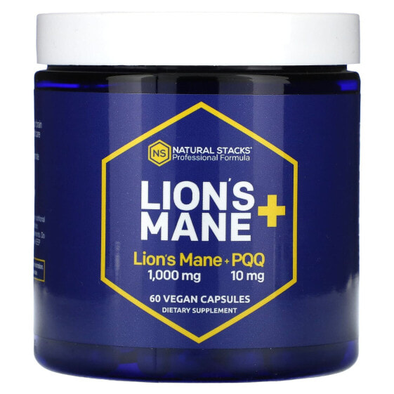 Lions Mane+ PQQ, 60 Vegan Capsules