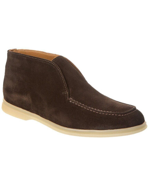 Alfonsi Milano Suede Bootie Men's Brown 40