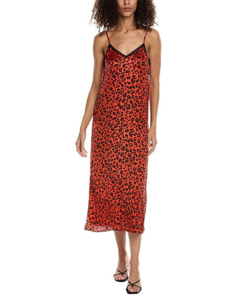 The Kooples Leopard Slip Dress Women's