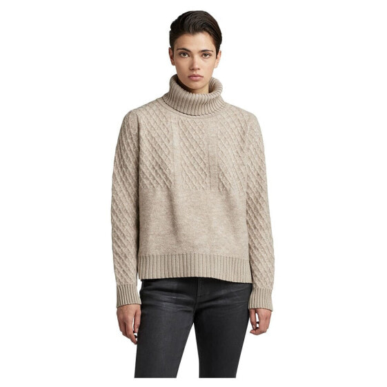 G-STAR Structure Loose Turtle Neck Sweater