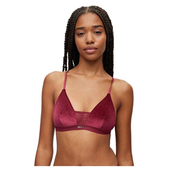 HUGO Triangle Pad Velvet Bra