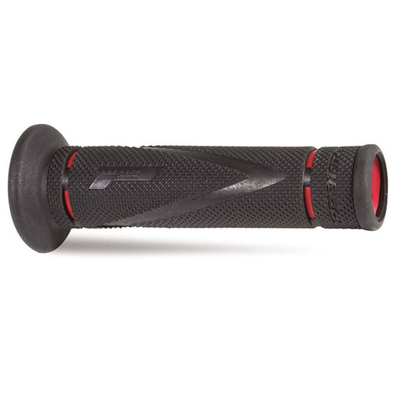 Грипсы мото GP Racing Progrip Strada 838-OERA-149 - Красно-черные (открытый конец)