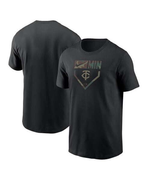 Men's Black Minnesota Twins Camo T-Shirt