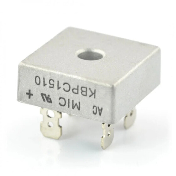 Bridge rectifier KBPC1510 - 1000V/15A - with connectors