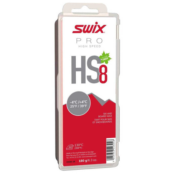 SWIX HS8 -4ºC/+4ºC 180 g Board Wax