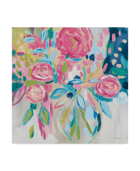 Farida Zaman Summer Pink Floral Canvas Art - 15" x 20"