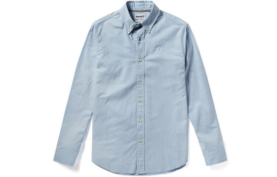 Рубашка мужская Timberland A2F2V-B02, цвет синий