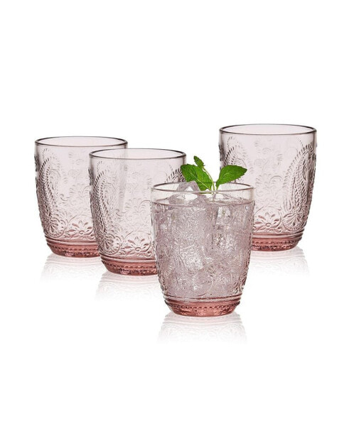 Maddi 10-oz Double Old Fashioned Glasses 4-Piece Set