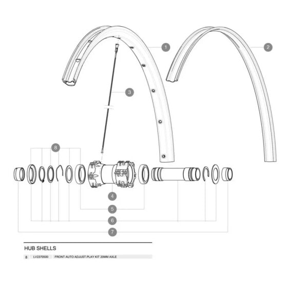 MAVIC 20 mm Front Auto Adjust Play Kit Set