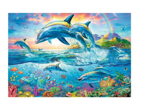 Пазл дельфины Trefl Delfinfamilie 1500 деталей