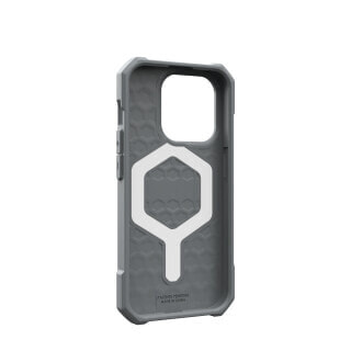 Urban Armor Gear UAG Essential Armor MagSafe Case| Apple iPhone 15 Pro| silber|