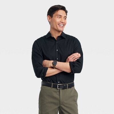 Men's Performance Dress Long Sleeve Button-Down Shirt - Goodfellow & Co