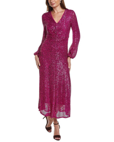 Taylor Stretch Sequin Maxi Dress Women's Pink 4