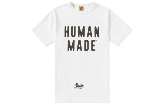 HUMAN MADE 小鸭字体印花短袖T恤 男女同款 / Футболка HUMAN MADE T HM19TE009