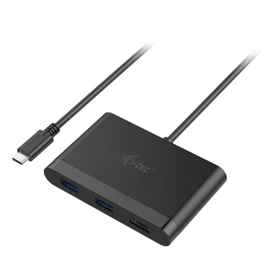 i-tec USB C HDMI Travel Adapter PD/Data - USB 3.2 Gen 1 (3.1 Gen 1) Type-C - HDMI - USB 3.2 Gen 1 (3.1 Gen 1) Type-A - USB 3.2 Gen 2 (3.1 Gen 2) Type-C - 5000 Mbit/s - Black - 60 W - 0.13 m