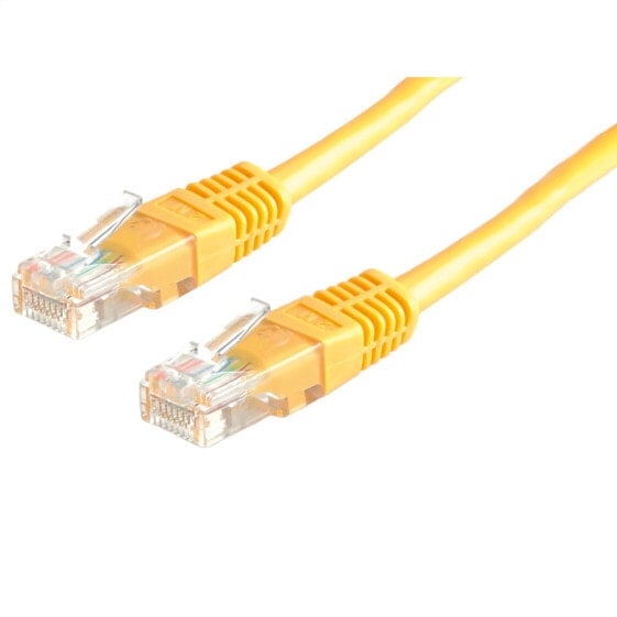 VALUE Patchkabel Kat.6 Class E Utp gelb 1m - Cable - Network