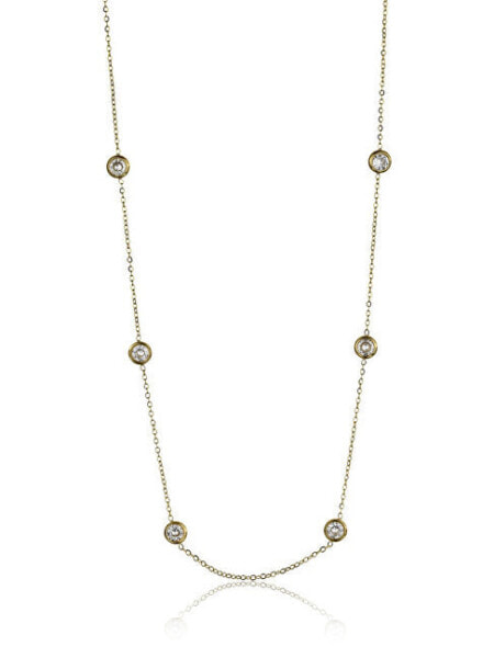 Fine Gold Plated Crystal Necklace Phoebe EWN23096G