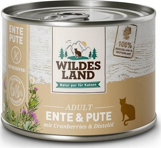 Wildes Land Wildes Land Cat Classic Adult Ente & Pute puszka 200g