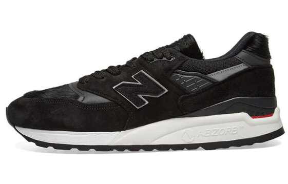 New Balance NB 998 美产 低帮 跑步鞋 男女同款 黑色 / Кроссовки New Balance NB M998TCB