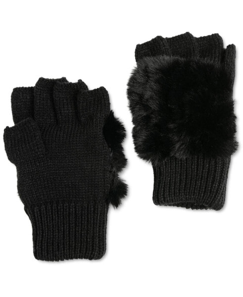Inc International Concepts 289597 Faux Fur Fingerless Gloves Size O/S