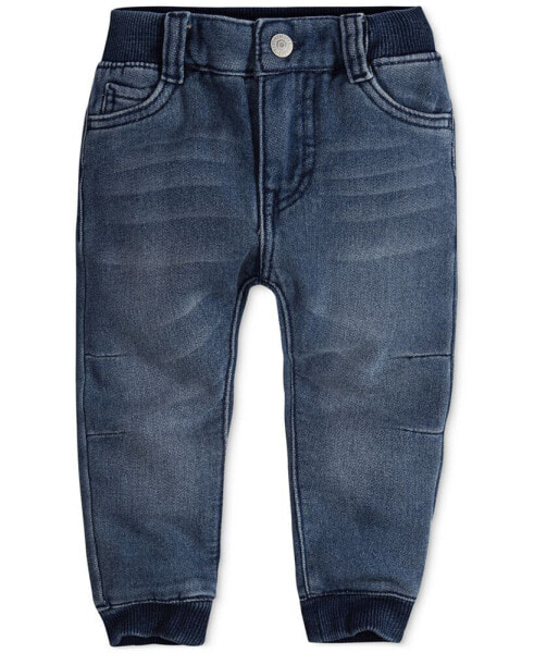 Baby Boys Knit Denim Jogger Pants