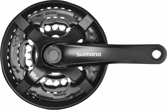 Shimano Tourney TY501 6/7/8-S Square Taper Crankset 42/34/24t 175mm Black
