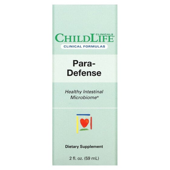 ChildLife Clinicals, Para-Defense, для здоровья микробиома кишечника, 59 мл (2 жидк. унции)