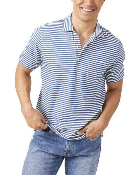 J.Mclaughlin Bangle Stripe Levi Top Polo Shirt Men's S