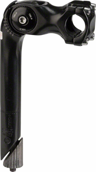 Kalloy 820 Stem - 80mm, 25.4 Clamp, Adjustable, 25.4-24tpi Quill, Alloy, Black