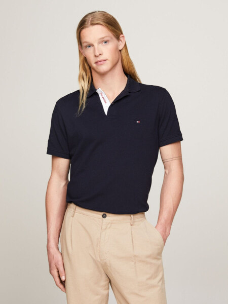 Regular Fit Monotype Placket Polo