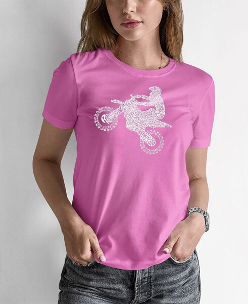 Women's Word Art Freestyle Motocross T-Shirt