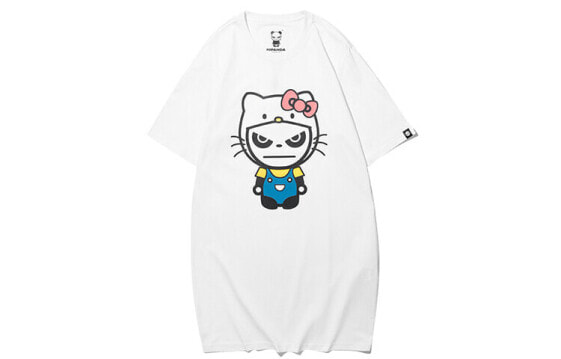 HIPANDA 熊猫牙刷绣直筒T恤 女款 / Футболка HIPANDA T featured_tops T-shirt