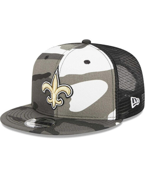Men's Urban Camo New Orleans Saints 9FIFTY Trucker Snapback Hat