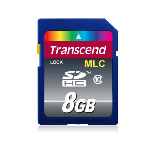 Transcend 8GB SDHC Class 10 - 8 GB - SDHC - Class 10 - 20 MB/s - 10 MB/s