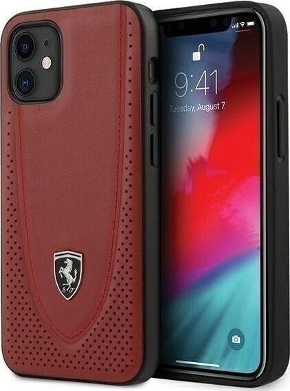 Ferrari Ferrari FEOGOHCP12SRE iPhone 12 mini 5,4" czerwony/red hardcase Off Track Perforated