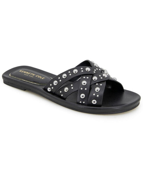 Women's Jula Stud Slip On Flat Sandals