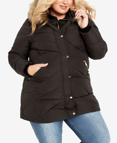 Plus Size Abigail Puffer Jacket