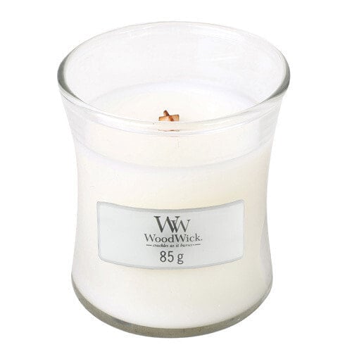 Свеча ароматическая Woodwick White Teak 85 г