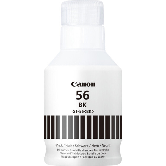 Чернила для струйного принтера Canon MAXIFY GX6050 - GX7050, 6000 страниц - черные - бутылка с черными чернилами GI-56BK