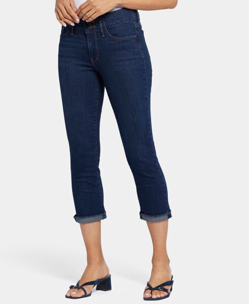 Women's Chloe Capri Jeans with Cuffs