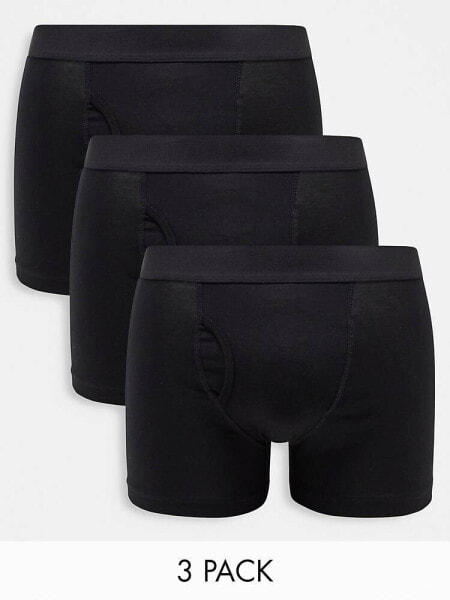 Weekday Johnny 3-pack boxer set in black 