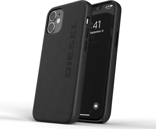 Diesel DIESEL MOULDED PREMIUM LEATHER WRAP CASE IPHONE 6 / 6S / 7 / 8 BLACK standard