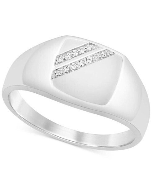 Кольцо Macy's Diamond Polished Signet