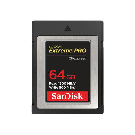 SanDisk ExtremePro 64GB - 64 GB - CFexpress - 1500 MB/s - 800 MB/s - Black
