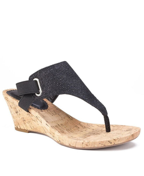 Women's All Good Thong Wedge Sandals