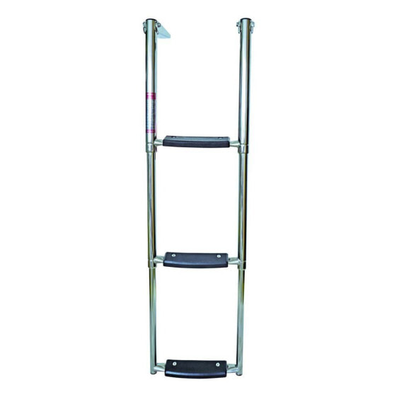 OEM MARINE 3030309 3 Steps Telescopic Stainless Steel Ladder