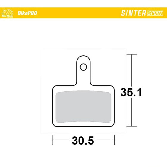 MOTO-MASTER 730255 sintered disc brake pads