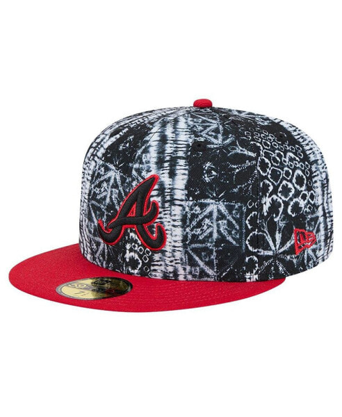 Men's Black Atlanta Braves Sands 59FIFTY Fitted Hat