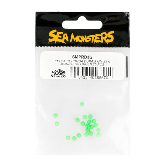 SEA MONSTERS Round Hard Beads