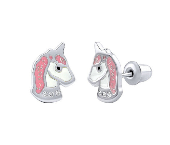 Silver earrings Baggio unicorns DCC056225E